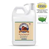 Grizzly Wild Alaskan Salmon Oil Dog Food Supplement Omega 3 Fatty Acids, 64 oz