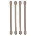 Nite Ize Reusable Gear Tie, 3-Inch Rubber Twist Tie, Desert Tan (Pack of 4)