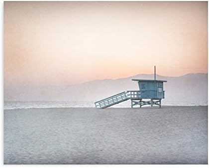 Lifeguard Tower Print (Canvas Wrap, 24x30)