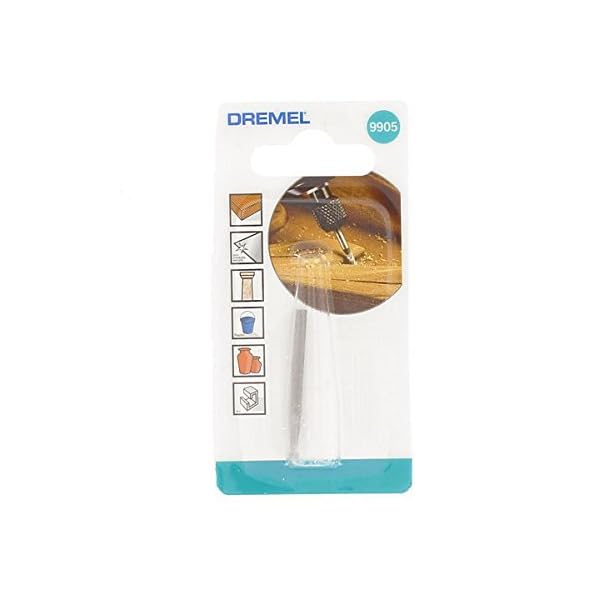 Dremel 9905 Wolfram Karbid FrÃ¤ser rund - ZubehÃ¶r fÃ¼r Multifunktionswerkzeug mit 1 FrÃ¤ser 3,2mm zum Formen, GlÃ¤tten und zur Materialabnahme von Stahl, Kunststoff, Holz u.v.m. – Bild 4