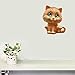 Cute 3D Cat Wall Stickers Self Adhesive Kids Children Kawaii Kitten Wall Decals Removable Vinyl Waterproof Art Murals for Living Room Baby Rooms Bedroom Toilet House Decoration