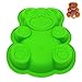 KeepingcooX 3D Bear Mousse Cake Mold Set, Approx. 8.5 Inch Cake Baking Mold - Novelty Silicone Cake Pan for Kids, Nonstick Bakeware, 8.46 x 6.89 x 0.98 Inches (Bear)