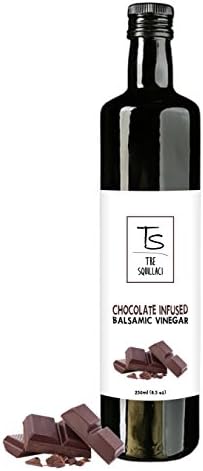 Gourmet Chocolate Infused Balsamic Vinegar Naturally Flavored in Italy 8.5 Fl Oz