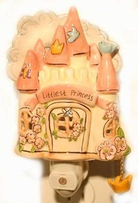Heather Goldminc Littlest Princess Castle Nightlight from Clayworks - Blue Sky