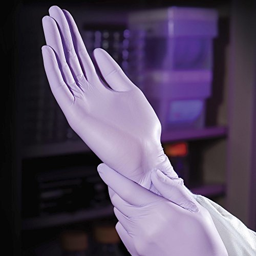 Kimberly Clark Safety 52818 Nitrile Exam Gloves, Medium, Lavender (Pack