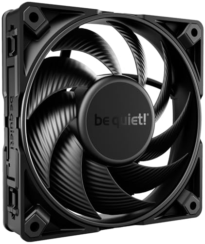 be quiet! Silent Wings Pro 4 120mm PWM Lüfter, optimierte Lüfterblätter, außergewöhnlich hohe Performance, Speed Switch für maximale PWM-Drehzahl, 6-P