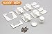 Magnetic Cabinet Locks - Child Proof Lock Set - Baby Safety Locks for Cabinets & Drawers - No Tools Or Drilling Needed - 4 Locks + 1 Key