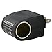 EVERMARKET AC to DC Converter,110-220V Mains to 12V Car Cigarette Lighter Socket Power Adapter Charger,Household Cigarette Lighter-1 Pack