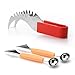 Watermelon Slicer, Corer and Server by PerfectSlice, Use as Knife & Tongs, FREE Melon Ballers, Quality Stainless Steel, Safe & Easy, Make Slices & Cubes, Perfect for Melons, Watermelons & Dragon Fruit