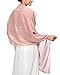 AngelaLove Chiffon Bridal Wedding Shawl Wrap Prom Evening Dress Stole Scarves (Flesh Pink)