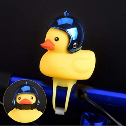 Sodoop Bicycle Bell Light, Cartoon Duck Head Light,Shining Duck Bicycle Handlebar Bells Accessories, Cute Kids Bike Horn,Bicycle Lights Bell Squeeze Horns for Toddler Children Adults Cycling (B)