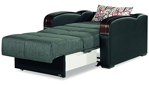 Casamode Sleep Plus Chair Sleeper Gray Polyester