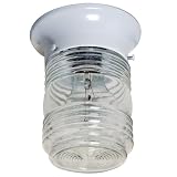 Boston Harbor HV-66919-WH-3L 6471718 Dimmable Porch Light, (1) 60/13 W, A19/Cfl Lamp, White