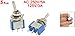 uxcell 5 Pcs On/On SPDT Sinlge Pole Double Throw Mini Toggle Switch AC 250V/5A 125V/3A