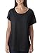 Next Level Apparel womens Next Level Tri-Blend Dolman(6760)-VINTAGE BLACK-2XL