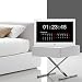 Digital Picture Frames SZSUPER 10 inch Digital Photo Frame High Resolution LCD Electronic Picture Frames with Video Player Calendar Auto On/Off Timer with Remote Control Digital Frame (White)thumb 4