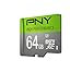 PNY U3 High Performance 64GB High Speed MicroSDXC Class 10 UHS-I, up to 60MB/sec Flash Memory Card (P-SDUX64U360G-GE)