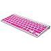 Kuzy Keyboard Cover Compatible with Pro 13 15 17 inch and Air 13.3 inch Silicone Skin Protector, Pink