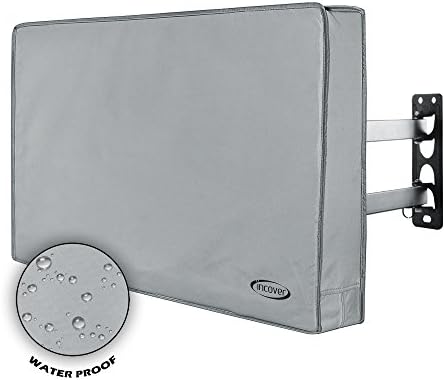 InCover 50", 51", 52", 53" Outdoor TV Cover - Fully Enclosed - For Flat TV, LCD, LED, 3D and Plasma TV - Water, Dust Resistant - Soft Interior - Fits most TV Mounts and Stands - Pocket for TV Remote