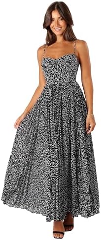 naira floral pleated maxi dress Naira Pleated Maxi Dress - Cornflower Blue Floral
