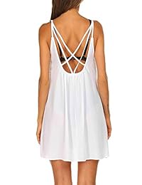 Sheshow traje de baño de chifón para dama, vestido de playa, bikini, cubierta, ropa de playa de verano