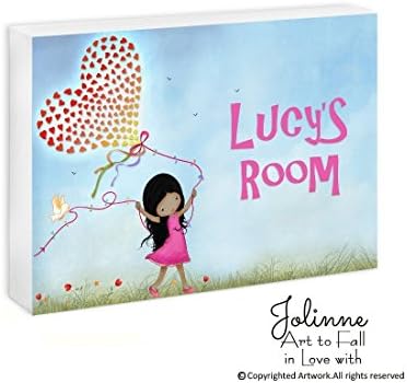 African American Girls Bedroom Custom Made Door Sign Kids Room Decoration Baby Nursery Art Personalized Name and Hair Skin Color 5"x7"/8"x10"/11"x14"