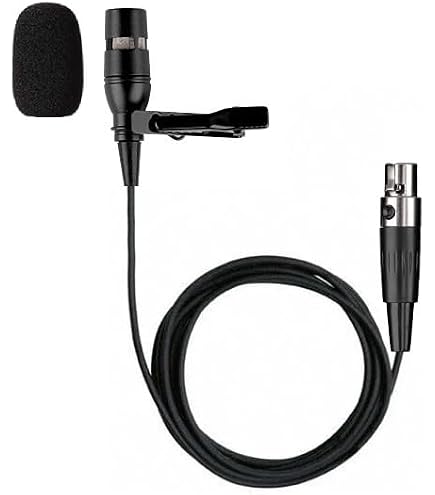 Microfono Lavalier Citronic Con Mini XLR – Piccolo, Discreto E Perfetto Per I Sistemi Wireless TU4