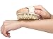 KCHEX Dry/Wet Bath Body Brush- Natural Boar's Bristle Massage for Better Exfoliation - Remove Dead Skin Cells While Reducing Cellulite & Toxins