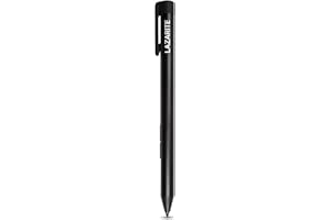 LAZARITE M Pen Black, Active Stylus for Microsoft Surface, Lenovo Yoga 7i/9i, Flex 5, Hp Envy x360/Pavilion x360/Spectre x360, 4096 Pressure Sensitivity, Palm Rejection, Tilt Support