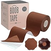 Tripsky XL Breast Lift Tape, BoobTape for Large Breasts,Body Tape for Fashion,Athletic Tape Boobtape &NippleCover for A-G Cup