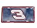 Dale Earnhardt Nascar #3 Metal License Plate