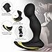 Anal Toy Vibrating Prostate Massager with 6 Novelty Left-Right Hitting Mode and 6 Stimulation Frequency for Anus Play, Utimi Bead Butt Plug P-spot Vibrator with Remote for Male Couple Rechargeable
