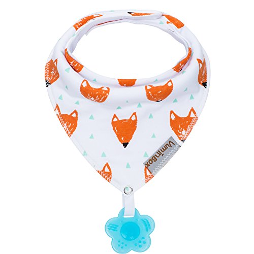 Baby Bandana Drool Bibs and Teething Toys Made with 100% Organic Cotton, Super Absorbent and Soft Unisex (Vuminbox) (10 -Pack Unisex)