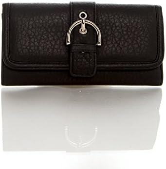Soft Vegan Leather Women's Wallet - Long Clutch Purse Card Holder Case Coin