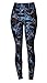 VIV Collection Plus Size Printed Brushed Leggings (Delicate Geometry)