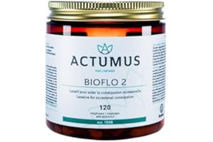 ACTUMUS BIOFLO 2 – Natural and Gentle Laxative to Help Relieve Constipation, Indigestion and Bloating with Natural Ingredient