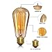 Vintage Light Bulbs, Elfeland 40w Dimmable Squirrel Cage Filament Edison Bulbs ST58 Antique Teardrop Design Retro Pendant Lights for Restaurant Home Office E26/E27 110-130V (2 Pack)