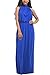 WIWIQS Women's Halter Loose A-line Casual Maxi Dress Plus Size Party Club Long Dresses