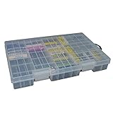 Rosoz AA/AAA Battery Storage Case, Clear Hard