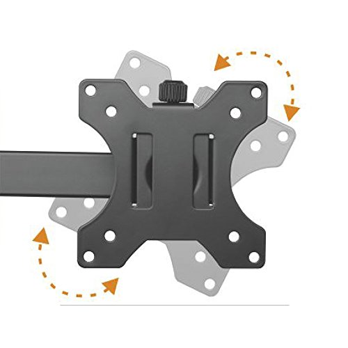 ELG, T1224N, Suporte Ergonômico Articulado de Mesa para 2 Monitores de 17'' a 32'' com Peso Máximo de 8kg em Cada Braço, Produto Ergonômico, Preto
