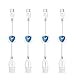 Short USB Type C Cable (4Pack 1ft), SOMOSTEL 3A USB A to Type-C Fast Charger Cord Compatible with Samsung Galaxy S10 S10E S9 S8 Plus Note 10 9 8,Moto G7,LG Stylo 5 G6 G8 G7,Google Pixel 3XL,Power Bank