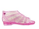 Toddler Girls Jelly Gladiator Waterproof Secure Sandal with Glitter - Assorted Colors