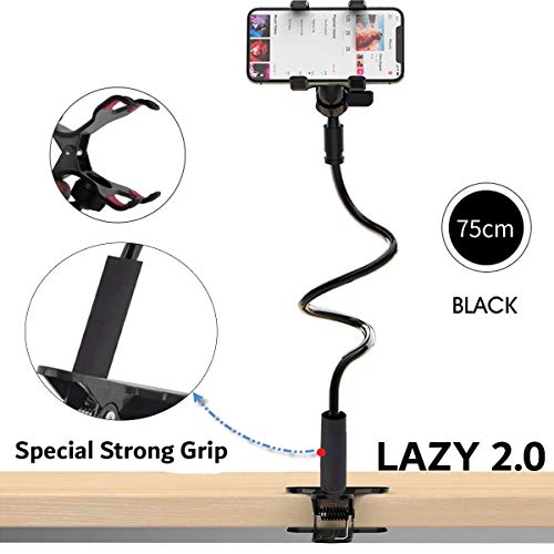 Lazy Stand Flexible 360 Degree Snake Style Stand Long Stand Foldable Mobile Holder Stand with Soft Grip to Hold Your Mob