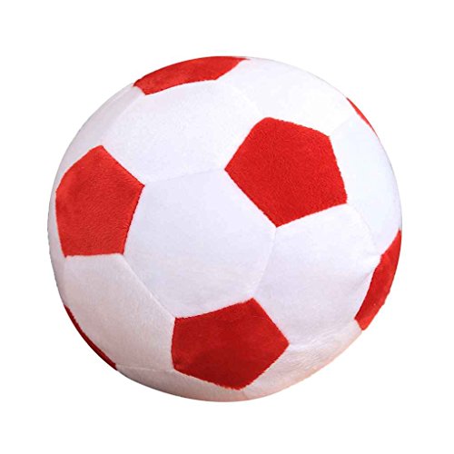 Xuanhemen Cartoon Soccer Ball Pillow Stuffed Plush Baby Football Soccer Sports Toy Gift for Toddler Kids Adults