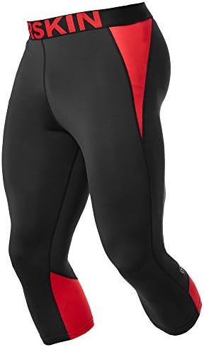 DRSKIN 1~3 Pack Men’s 3/4 Compression Tight Pants Base Under Layer Running Shorts Cool Dry (Packs of 1, 2, or 3 Deals)