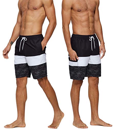 Arcweg Badehose für Herren Lang Mehr Taschen Badeshorts Männer Wasserabweisend Boardshorts Schnelltrocknend Jungen… – Bild 3