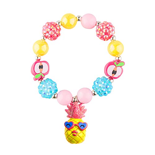 5 SkyWiseWinchunky+Necklace+Pineapple+Pendant+Bracelet