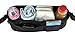 KidLuf Universal Stroller Organizer Bag 2 Cup Holders & Accessories Storage Bag for Strollers - With Front Pocket for Cell Phone (Black)