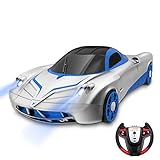 Remote Control Car, Kid Toys for Boys Girls, Dual Mode 360°Rotating Stunt Car with Remote Control, Head and Rear LED Lights, Intelligent Glowing USB Cable, Girl and Boy Gifts