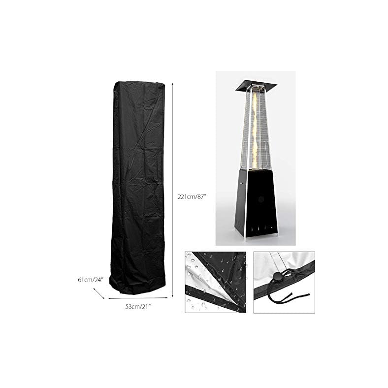 BU-KO Calentador Patio a Gas para Exterior | Jardín, Terraza, Barbacoa